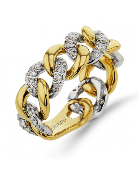 Right Hand Ring in 18k Gold with Diamonds