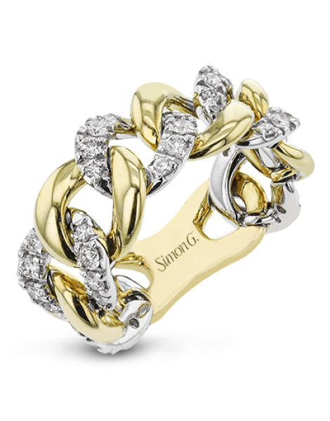 Right Hand Ring in 18k Gold with Diamonds