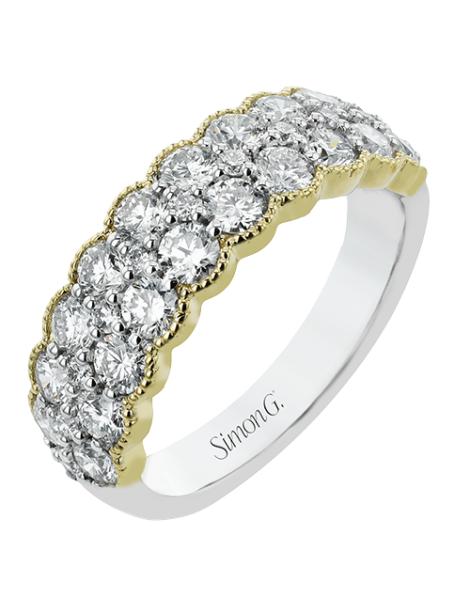 Anniversary Ring in 18k Gold with Diamonds
