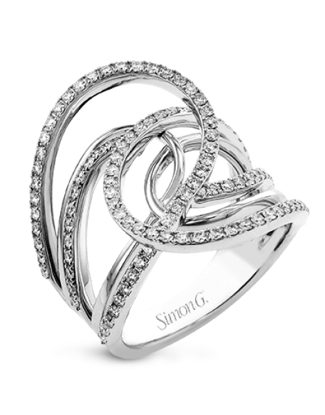 Right Hand Ring in 18k Gold with Diamonds