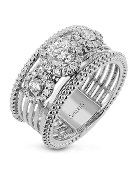 Right Hand Ring in 18k Gold with Diamonds