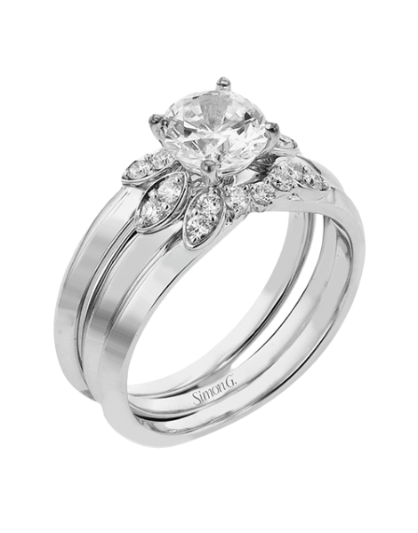 Wedding Set in 18k Gold with Diamonds