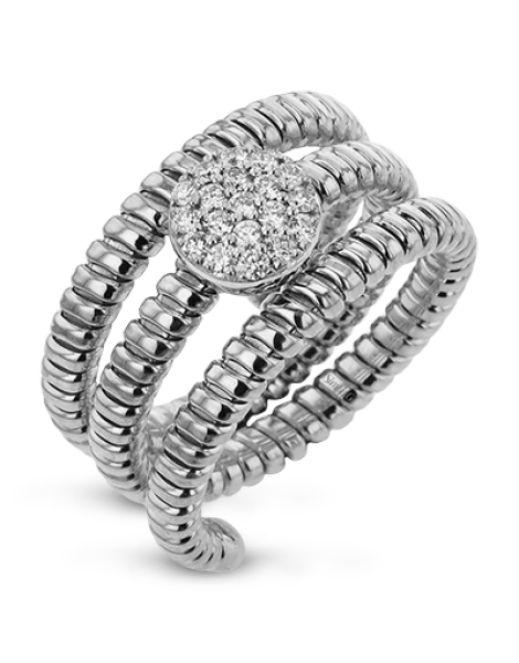 Right Hand Ring in 18k Gold with Diamonds