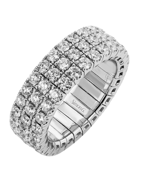 Anniversary Ring in 18k Gold with Diamonds