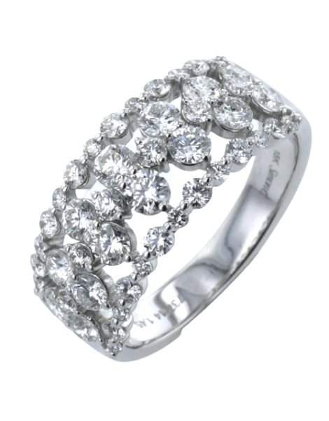 Right Hand Ring in 18k Gold with Diamonds