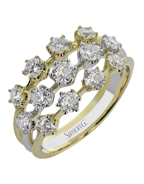 Right Hand Ring in 18k Gold with Diamonds