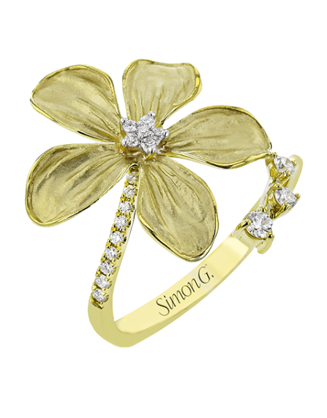 Right Hand Ring in 18k Gold with Diamonds