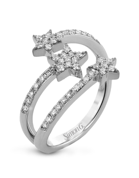 Right Hand Ring in 18k Gold with Diamonds