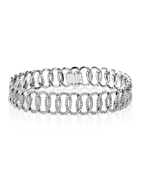 Bracelet in 18k Gold with Diamonds