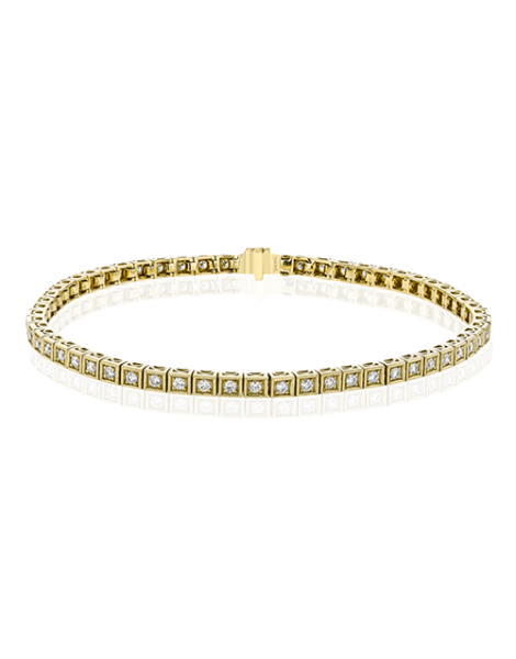 Bracelet in 18k Gold with Diamonds