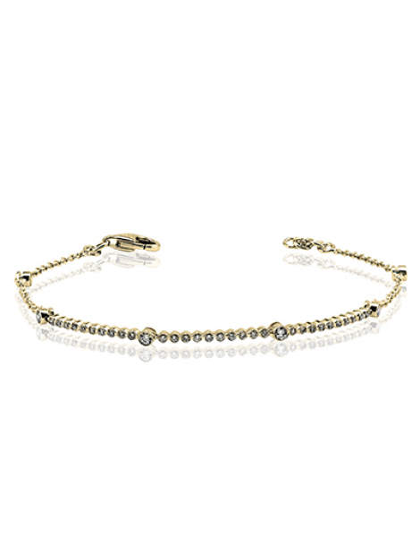 Bracelet in 18k Gold with Diamonds