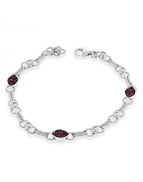 Color Bracelet in 18k Gold with Diamonds