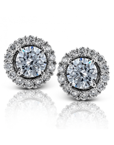 Earring in 18k Gold with Diamonds