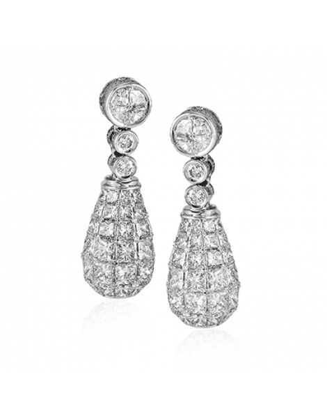 Earring in 18k Gold with Diamonds