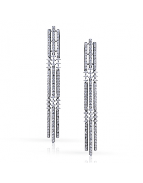 Earring in 18k Gold with Diamonds
