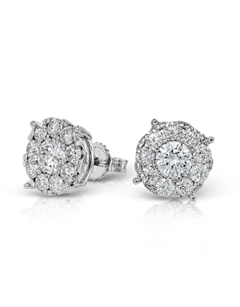 Earring in 18k Gold with Diamonds