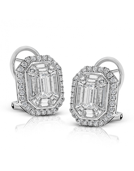 Earring in 18k Gold with Diamonds