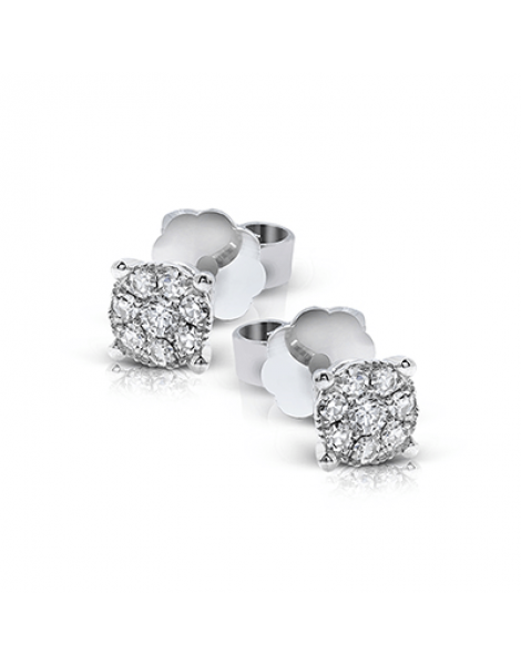 Earring in 18k Gold with Diamonds