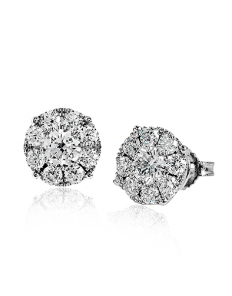 Earring in 18k Gold with Diamonds