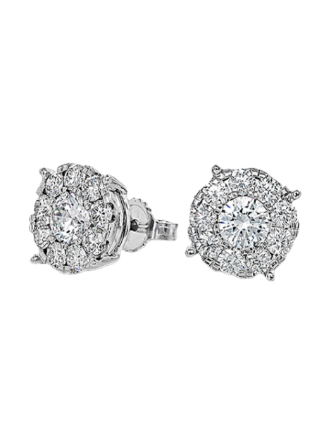 Earring in 18k Gold with Diamonds