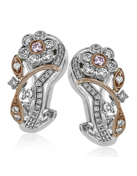 Earring in 18k Gold with Diamonds