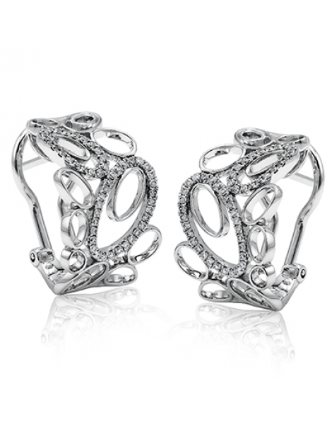 Earring in 18k Gold with Diamonds