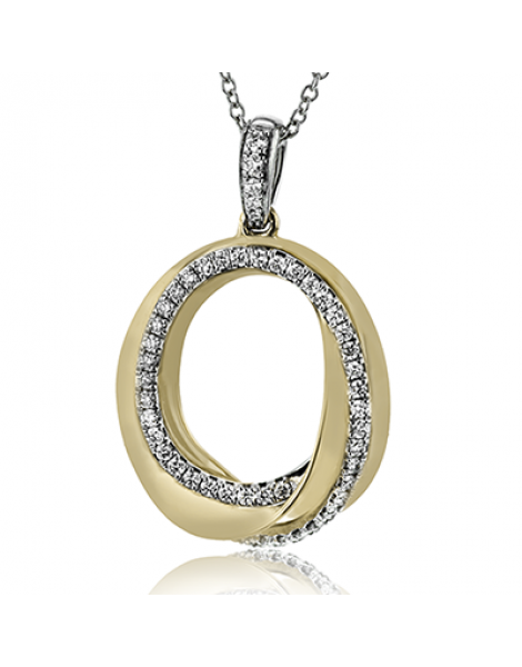 Pendant in 18k Gold with Diamonds