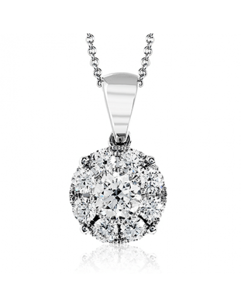 Pendant in 18k Gold with Diamonds