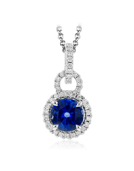 Color Pendant in 18k Gold with Diamonds