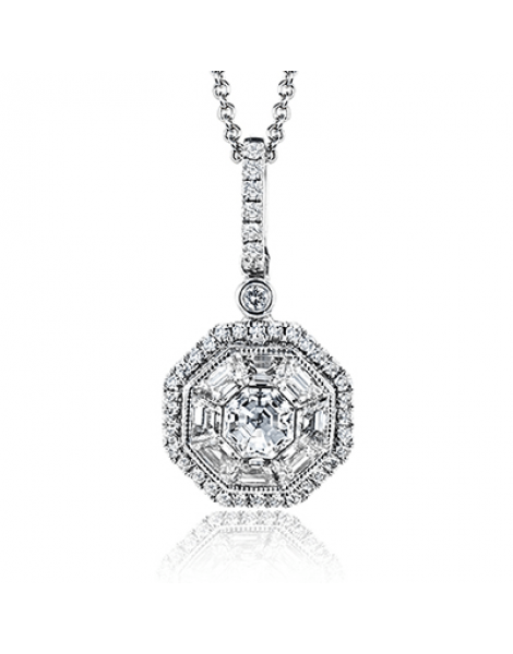 Pendant in 18k Gold with Diamonds