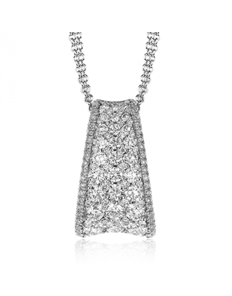 Pendant in 18k Gold with Diamonds