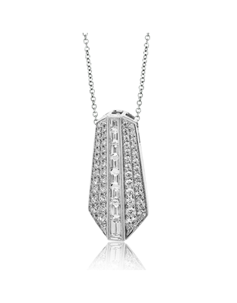 Pendant in 18k Gold with Diamonds