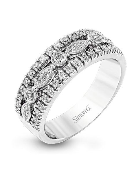 Anniversary Ring in 18k Gold with Diamonds
