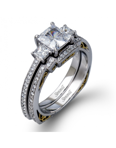 Wedding Set in 18k Gold with Diamonds