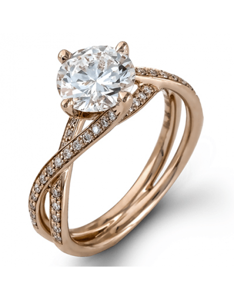 Wedding Set in 18k Gold with Diamonds