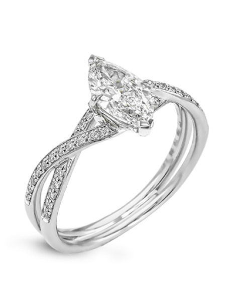 Wedding Set in 18k Gold with Diamonds