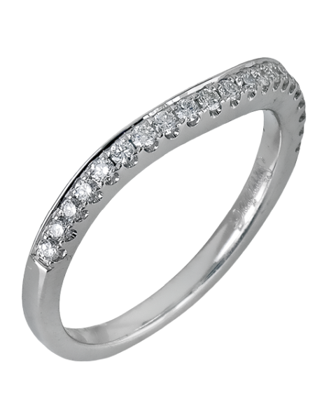 Engagement Ring in 18k Gold with Diamonds