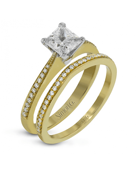 Wedding Set in 18k Gold with Diamonds