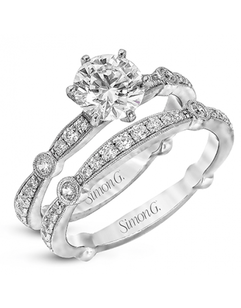 Wedding Set in 18k Gold with Diamonds