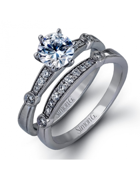 Wedding Set in 18k Gold with Diamonds