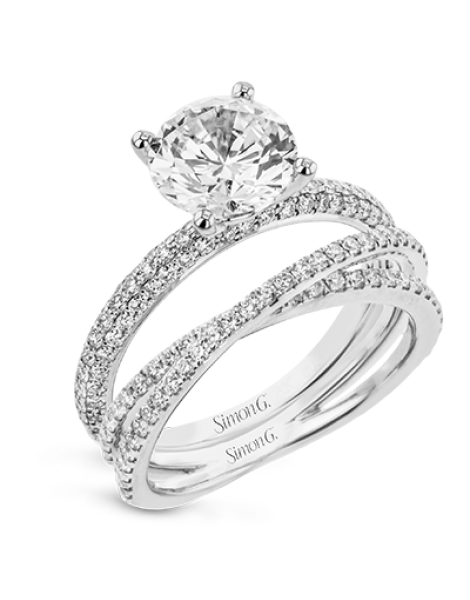 Wedding Set in 18k Gold with Diamonds