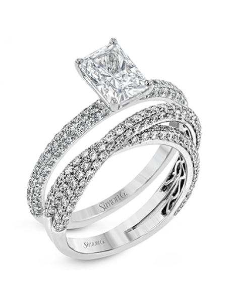 Wedding Set in 18k Gold with Diamonds