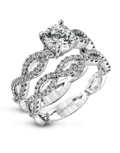 Wedding Set in 18k Gold with Diamonds