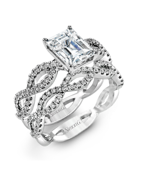 Wedding Set in 18k Gold with Diamonds