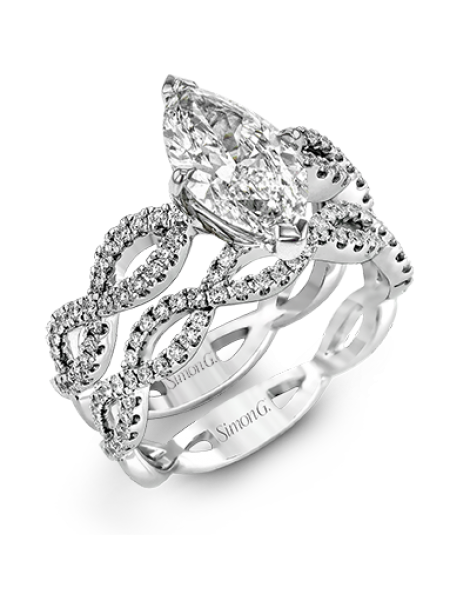 Wedding Set in 18k Gold with Diamonds