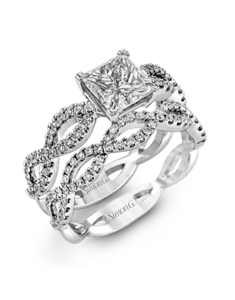 Wedding Set in 18k Gold with Diamonds