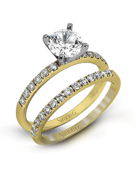 Wedding Set in 18k Gold with Diamonds