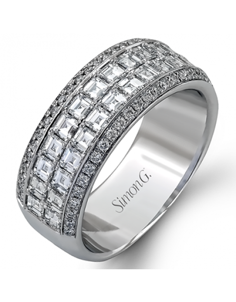 Anniversary Ring in 18k Gold with Diamonds