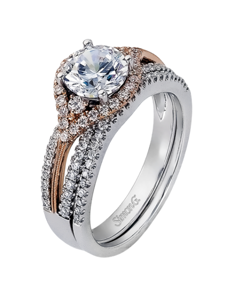 Wedding Set in 18k Gold with Diamonds