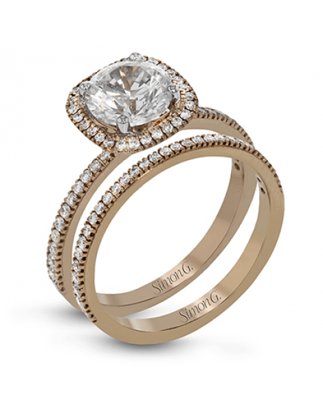 Wedding Set in 18k Gold with Diamonds